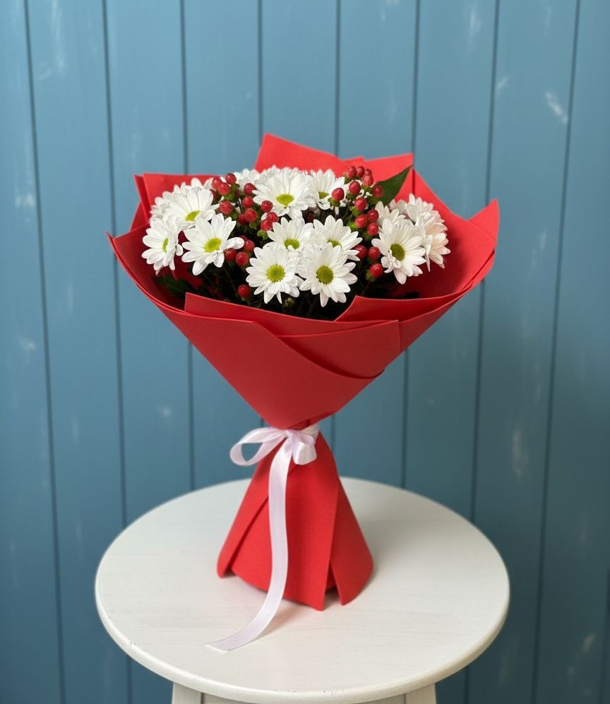 Букет цветов из: Хризантемы в Белозерске