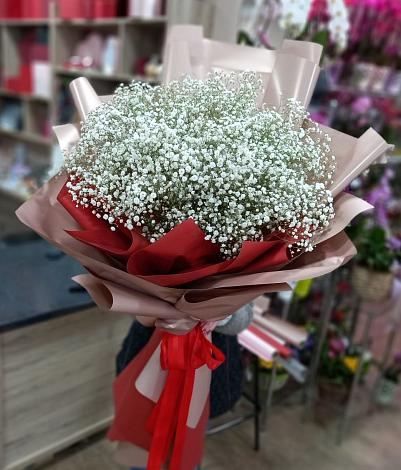 Букет цветов из: Гипсофила в Белозерске