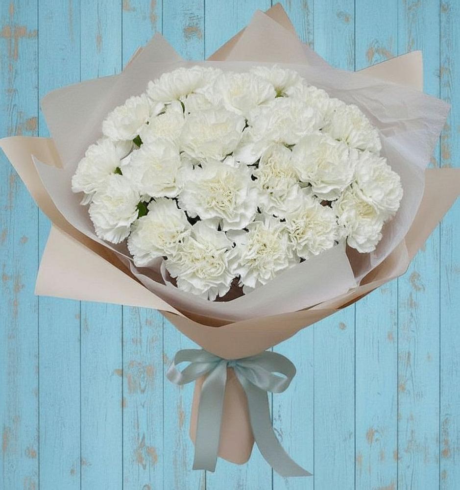 Букет цветов из: Гвоздики в Белозерске