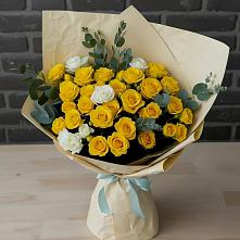 Букет цветов из:  Розы #REPLACE_PRED# Белозерске