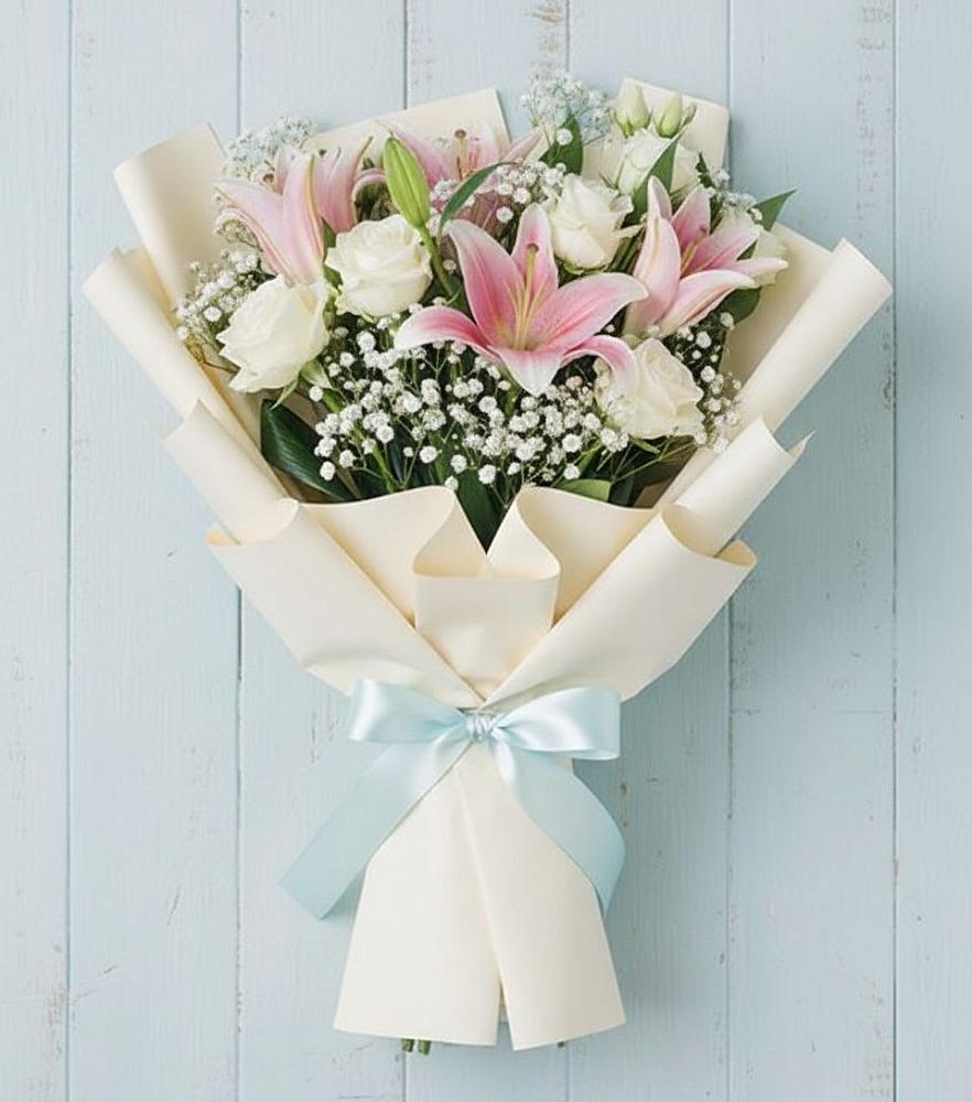 Букет цветов из: Лилии в Белозерске