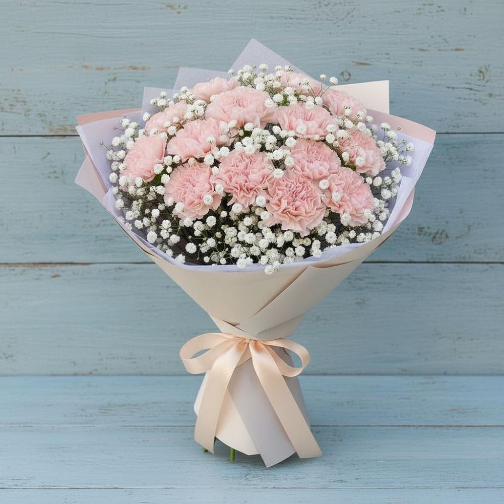 Букет цветов из: Гвоздики в Белозерске