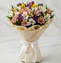 Букет цветов из:  Альстромерии в Белозерске
