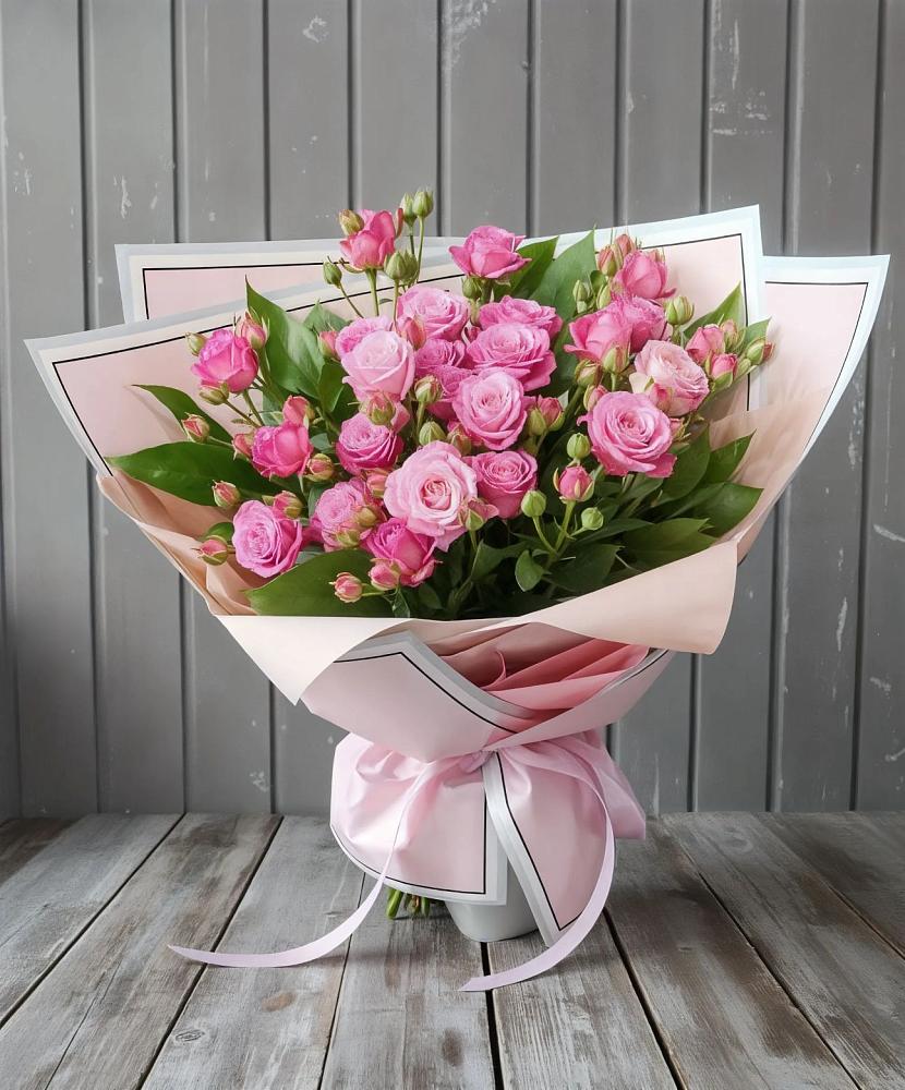 Букет Розовый кустик в Белозерске