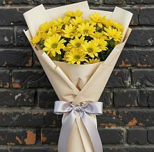 Букет цветов из:  Хризантемы #REPLACE_PRED# Белозерске