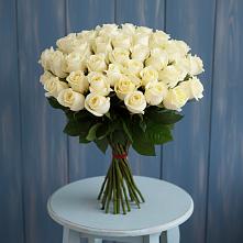 Букет 51 Белая роза Эдлесс Лав #REPLACE_PRED# Белозерске