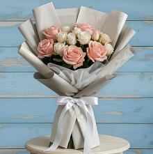 Букет цветов из:  Розы #REPLACE_PRED# Белозерске