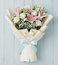 Букет цветов из:  Лилии #REPLACE_PRED# Белозерске